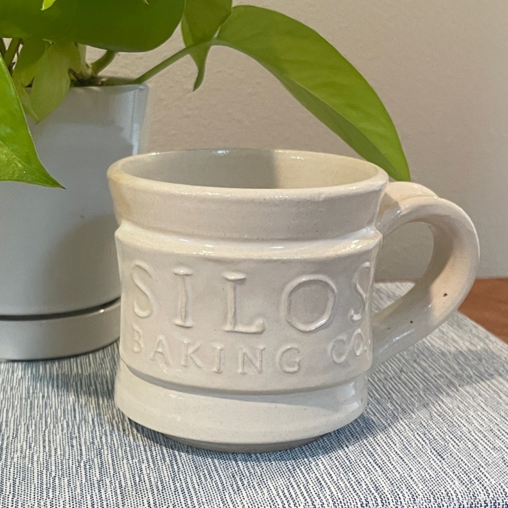 Silos Baking Co. Handcrafted Cream Ceramic Mug – Magnolia Silos in Waco, TX